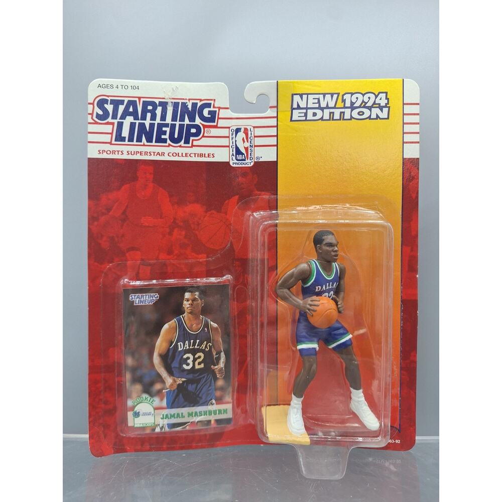 1994 STARTING LINEUP~KENNER~JAMAL MASHBURN~DALLAS MAVERICKS~NEW